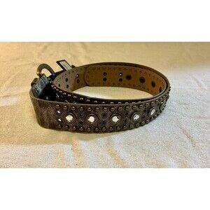 Accessory Design Group Women's Genuine Bonded Leather Manmade Brown Belt Size L.